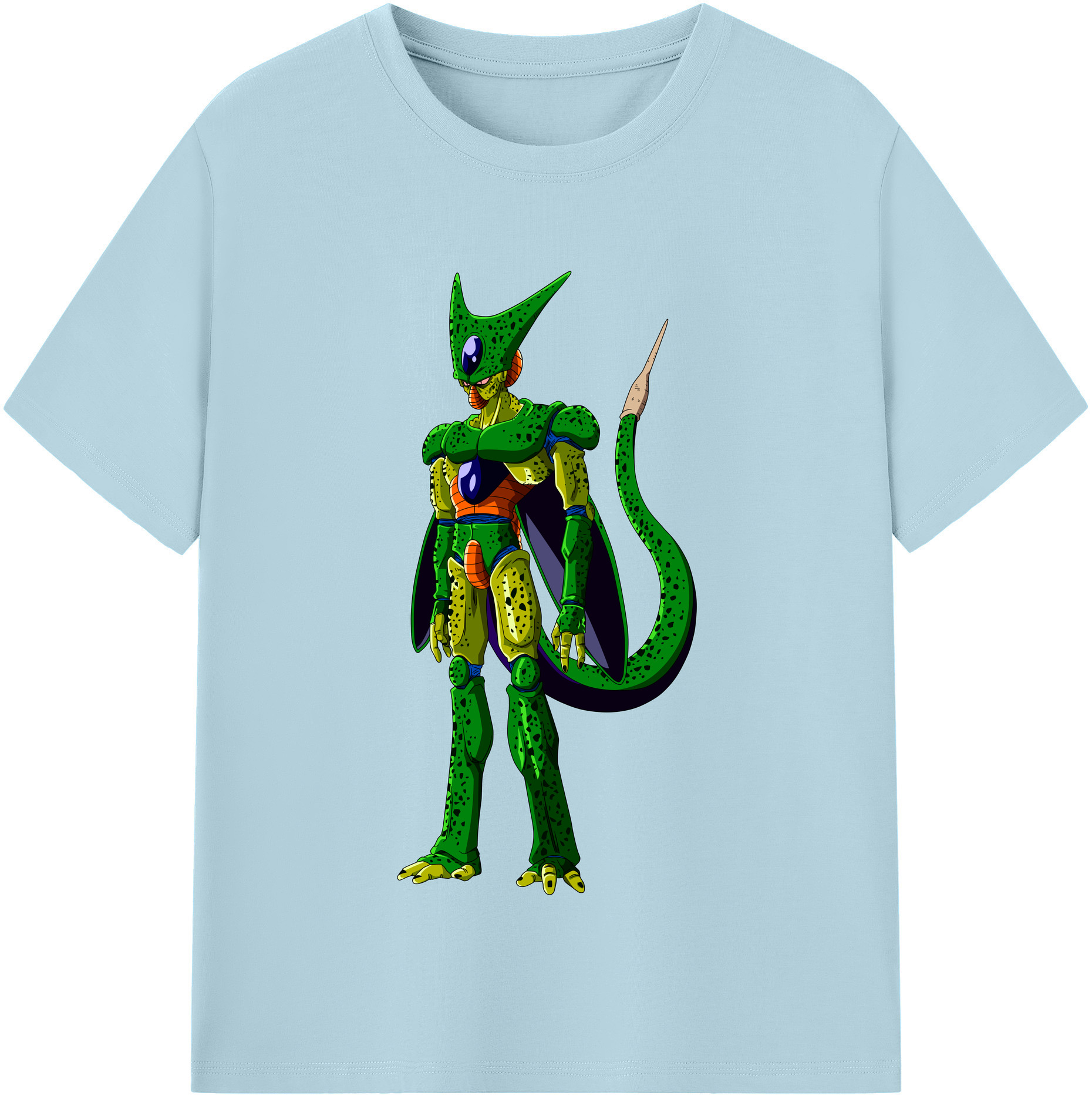 （画像用） ドラゴンボール セル DRAGON BALL Cell 綿100％半袖Tシャツ（フロントプリント）